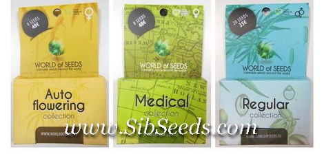 Семена конопли в оригинальной упаковке от World Of Seeds