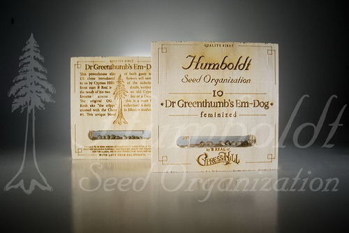 Оригинальная упаковка от Humboldt Seed Organization
